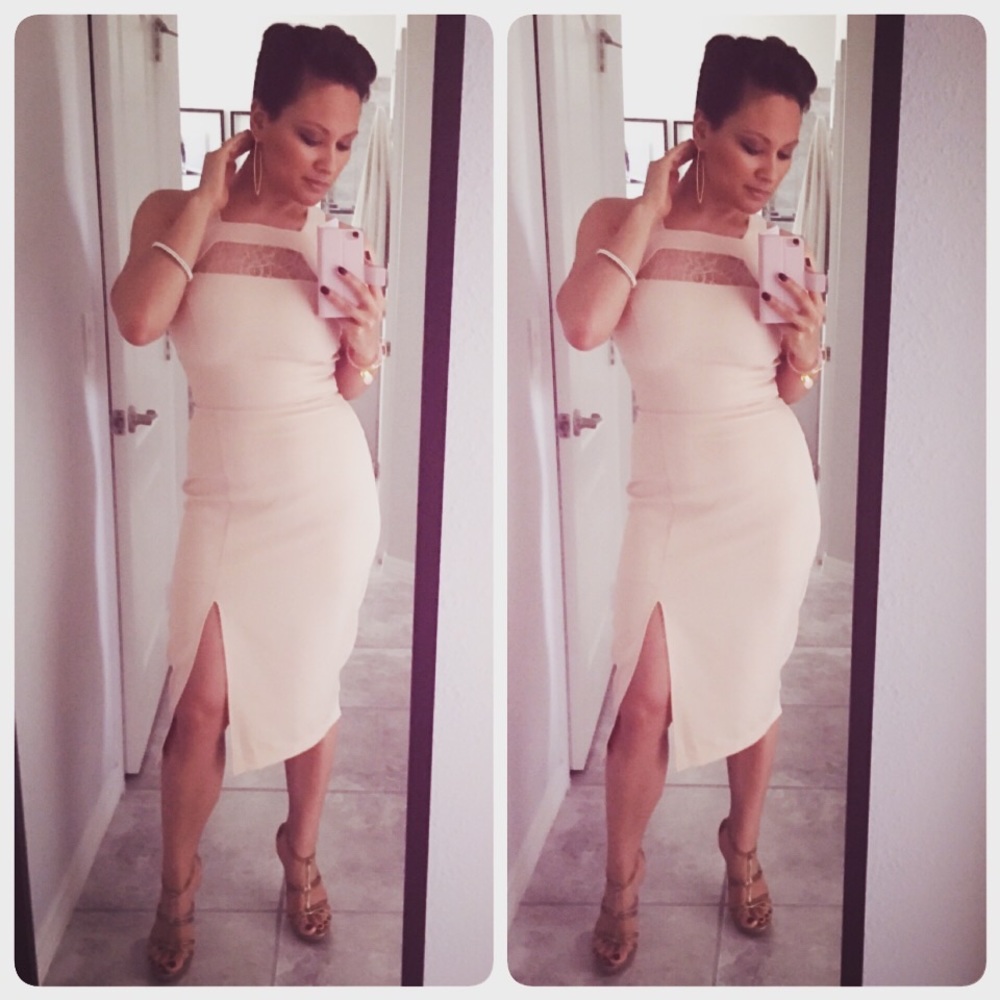 Gianni Bini pale pink dress